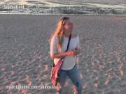 My Dirty Hobby - Hot public blowjob on the beach