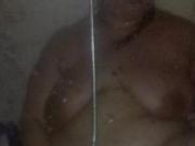 Hot BBW Wife Pleasing Herself In the Shower