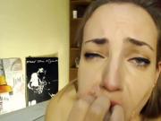 Romanian Camwhore Deepthroat Punishment By Sloppy Gagging