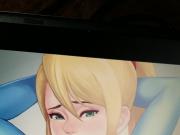 Cum tribute for Samus