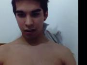 21 yo horny dude jerks off and cum on cam