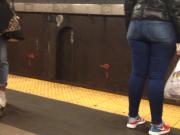 Candid Wide Booty in Train Station 2