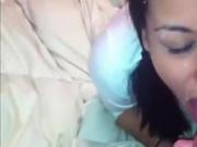 Huge load on girl's face