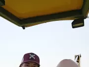 Big Ass Redhead Fucks Ass and Pussy on Farm Backhoe Squirting Hard