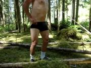 Rubber Shorts in the Woods