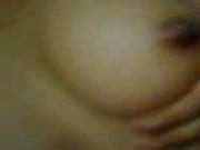 Masturbating with a pillow