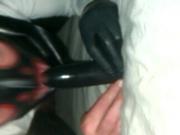 Latex Thong and Mask 2