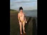 Lili Naked on a Public Beach TRAILER