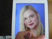 Elle Fanning cumtribute #1