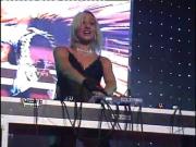 sexy blonde djane public nude dj-set
