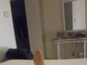 Masturbation with precum and cumshor