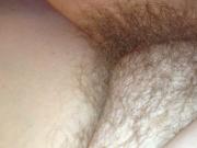 soft hairy bush out of the morning shower.
