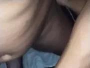 Missionary fuck real stepdaughter! BBC orgasm