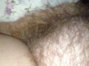 rubbing the wife soft hairy chubby mound,