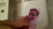 Cum over picture face