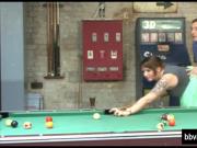 Busty german milf fuck on billiard table