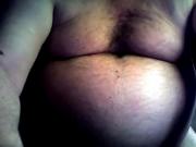 Fat Daddy Bear Cums on Cam