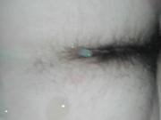 Cum on Milf's Hairy Ass Part1
