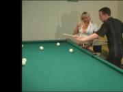 Big Tit Mature Fucked over a game of Pool