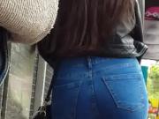 Tight jeans sexy hot girl candid