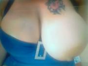 Web Cam video with Big Boobs Lady