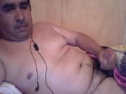 Hot daddy cum webcam