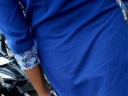 cum on blue salwar ass