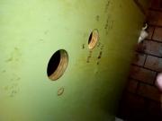 Cumming at gloryhole