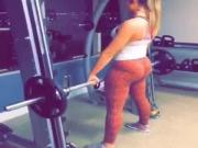 Model's Ass working out