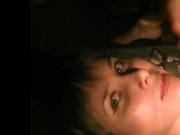 Russian teen Masha suck cock and facial