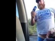 Roadside BlowJob with Beer Chugging and Shooting Guns