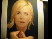 Charlize Theron cumtribute - january 2014