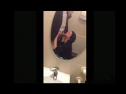 Blown During Wedding in Bathroom