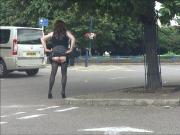 Plugged and knickerless flashing in a town centre car park