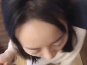 Chinese amateur gf – blowjob and cum in mouth