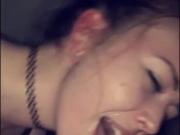 kitty being rewarded with cumshot