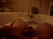 dans le bain