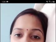 Indian beautiful married aunty in imo video call