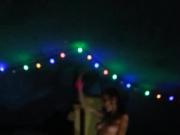 sexy public nude dancing go-go girl in russian party club