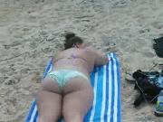 Candid beach bbw with fat ass and cute soles pt3