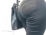 Big ass in black pants