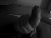 Stroking cock