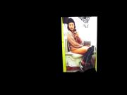 Sarah O'Donnell on a toilet cum tribute