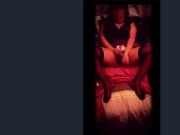 Asian Crossdresser masturbates in bed