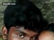 Mallu boy with his lover outdoors