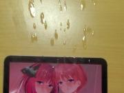 SOP Gotoubun no Hanayome Ichika nakano and Nino bukkake