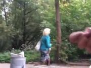 Flasher scares women in park