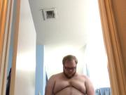 Stripping Naked and Jerking Off