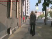 Hunting a slave in the city.The blonde victim.BDSM movie.