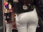 White jeans Ass
